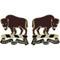 10th Cavalry Regiment Unit Crest (Ready and Forward)